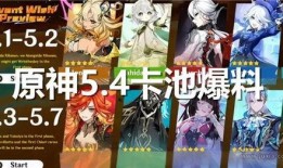 原神2.2卡池最新爆料,新角色与限定武器即将登场！